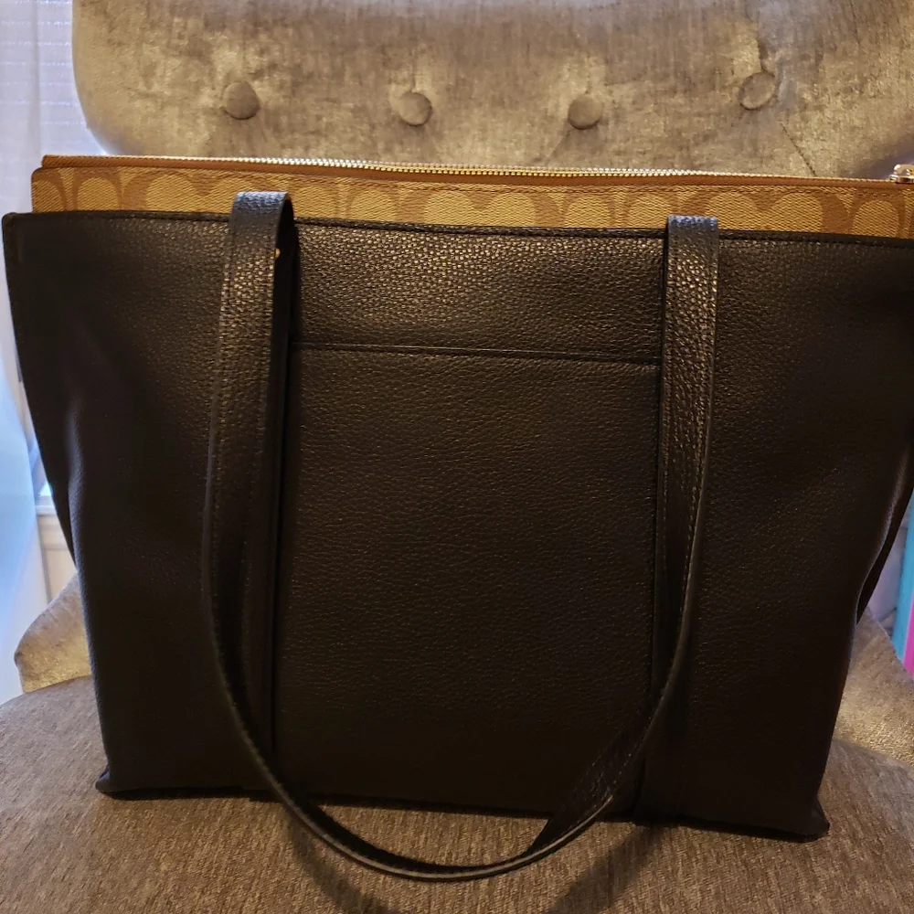 Coach Black and Brown Tote Bag - Picture 2 of 7